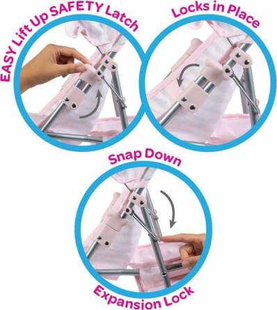 Pink Medium Shade Umbrella Stroller Fits All