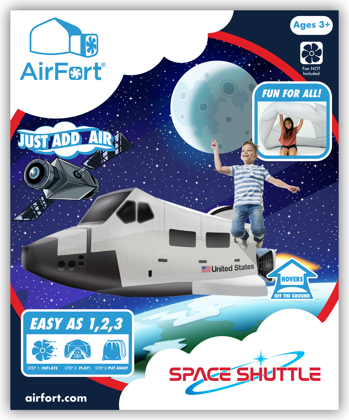 The Original AirFort - USA Space Shuttle