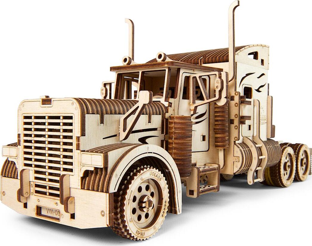 UGears Heavy Boy Truck VM-03 Wooden 3D Semi Model