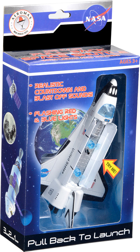 Pull Back Space Shuttle w/Lights & Sound - Boxed