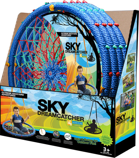38" Sky Dreamcatcher Swing- Blue Classic
