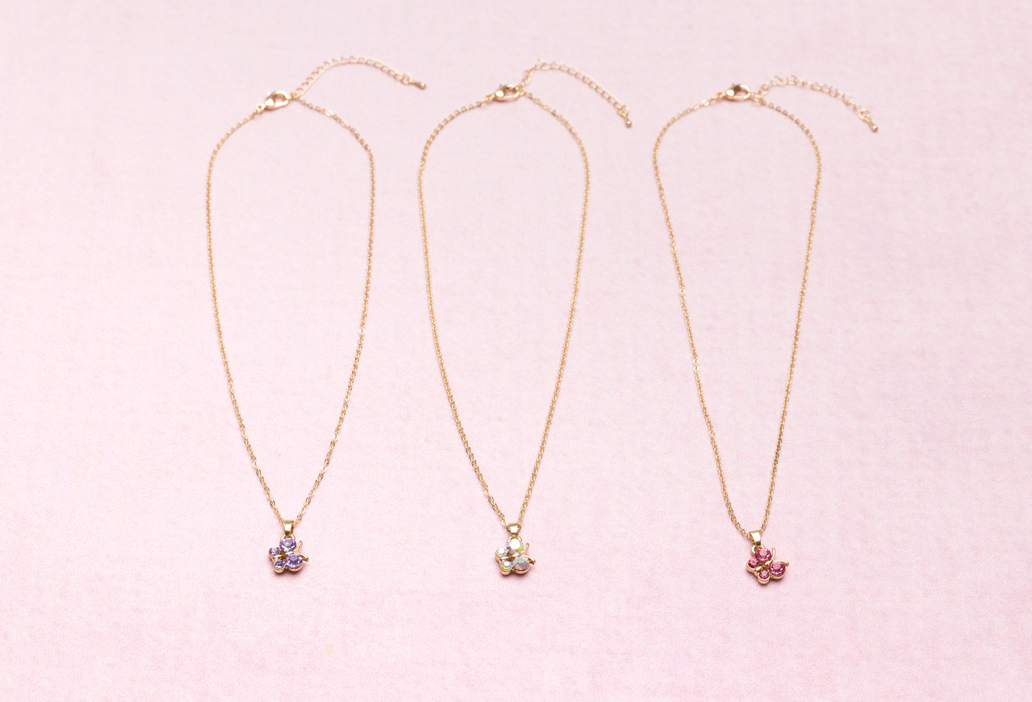 Boutique Butterfly Jewel Necklace (assorted)