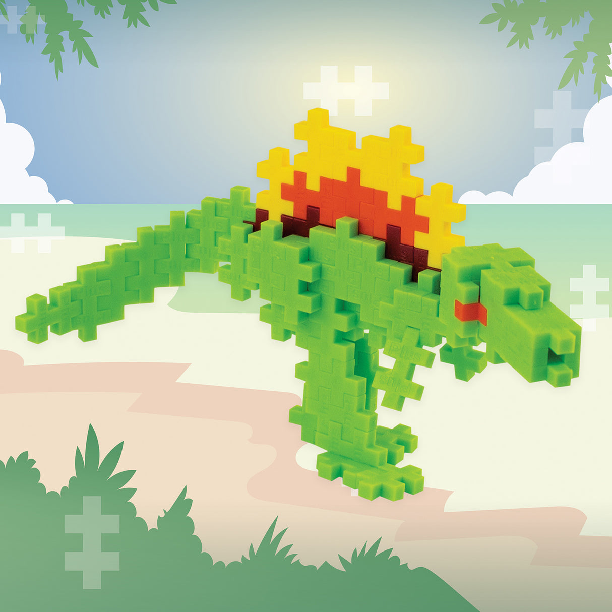 Plus-Plus Tube - Spinosaurus