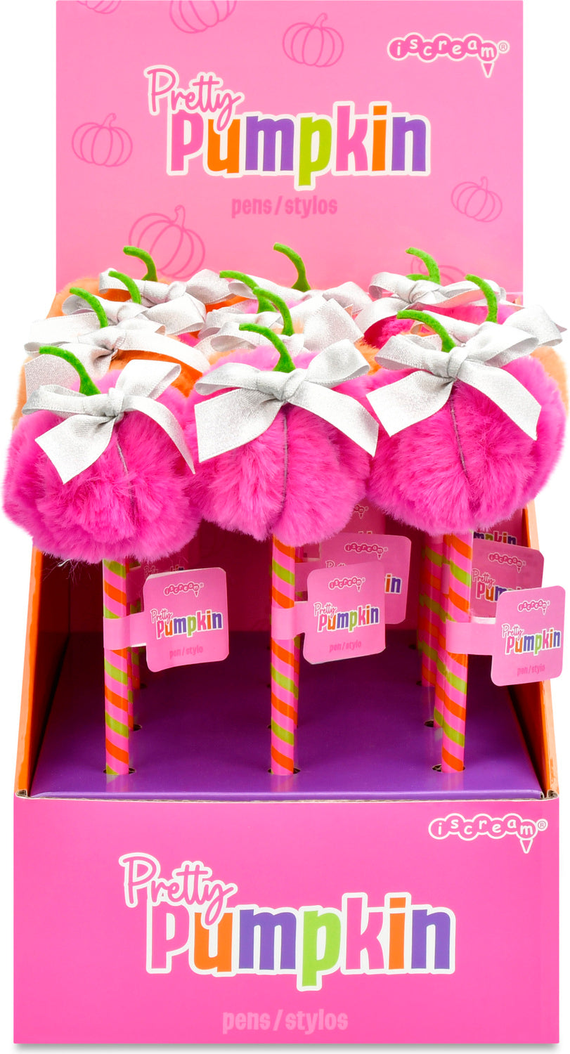 Pretty Pumpkin Plush Pen (assorted)