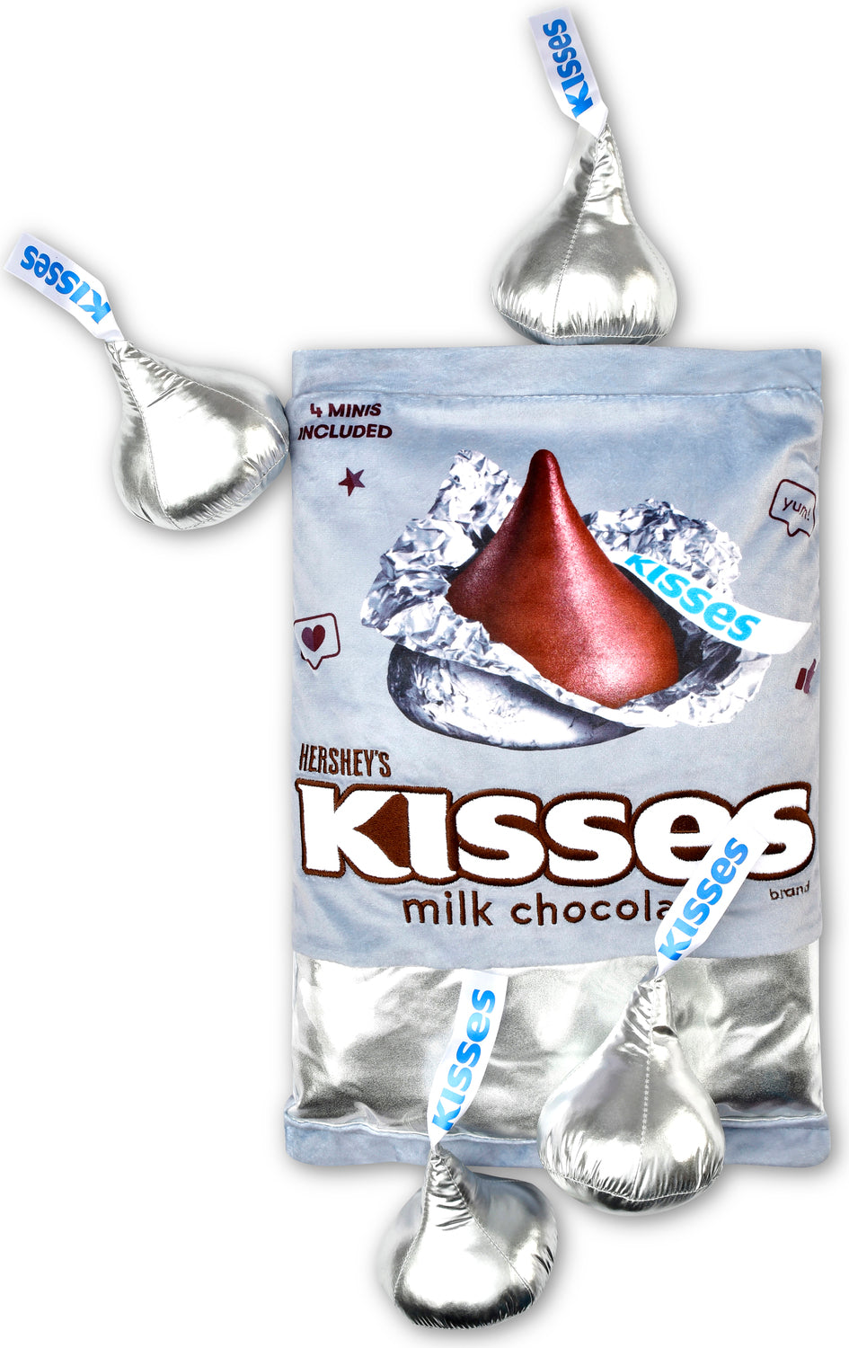 Bag Of Hershey's Kisses Packaging Fleece Plush