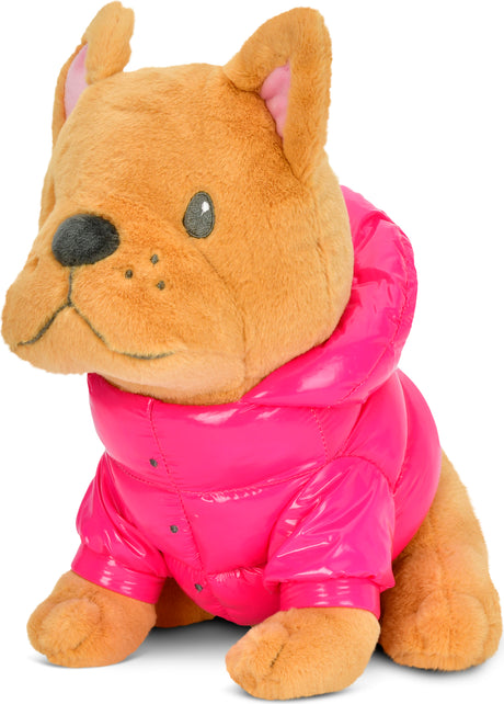 DOG IN A PUFFER PLUSH