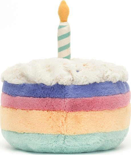 Amuseable Rainbow Birthday Cake