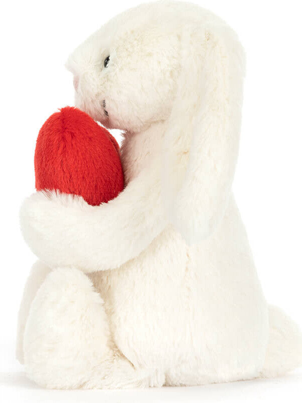 Bashful Red Love Heart Bunny Original