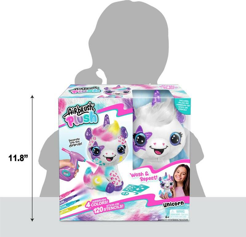 Style 4 Ever Airbrush Plush Unicorn