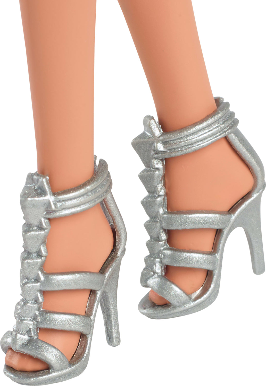 Barbie Fashionistas Doll #234 in Sequined Purple Dress and Silvery Accessories, Brown Hair