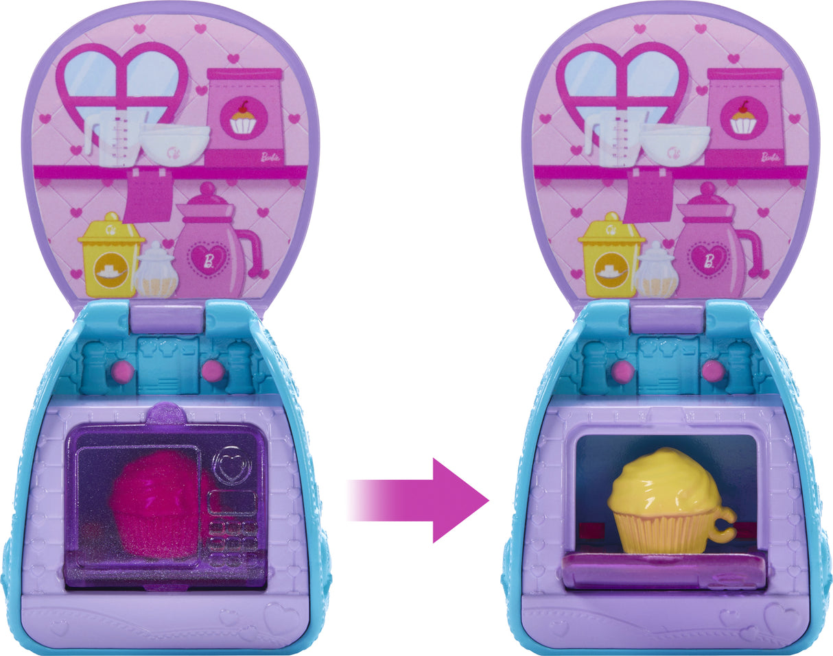 Barbie Chelsea Family & Friends Cupcake Baking Backpack Doll And Accessories