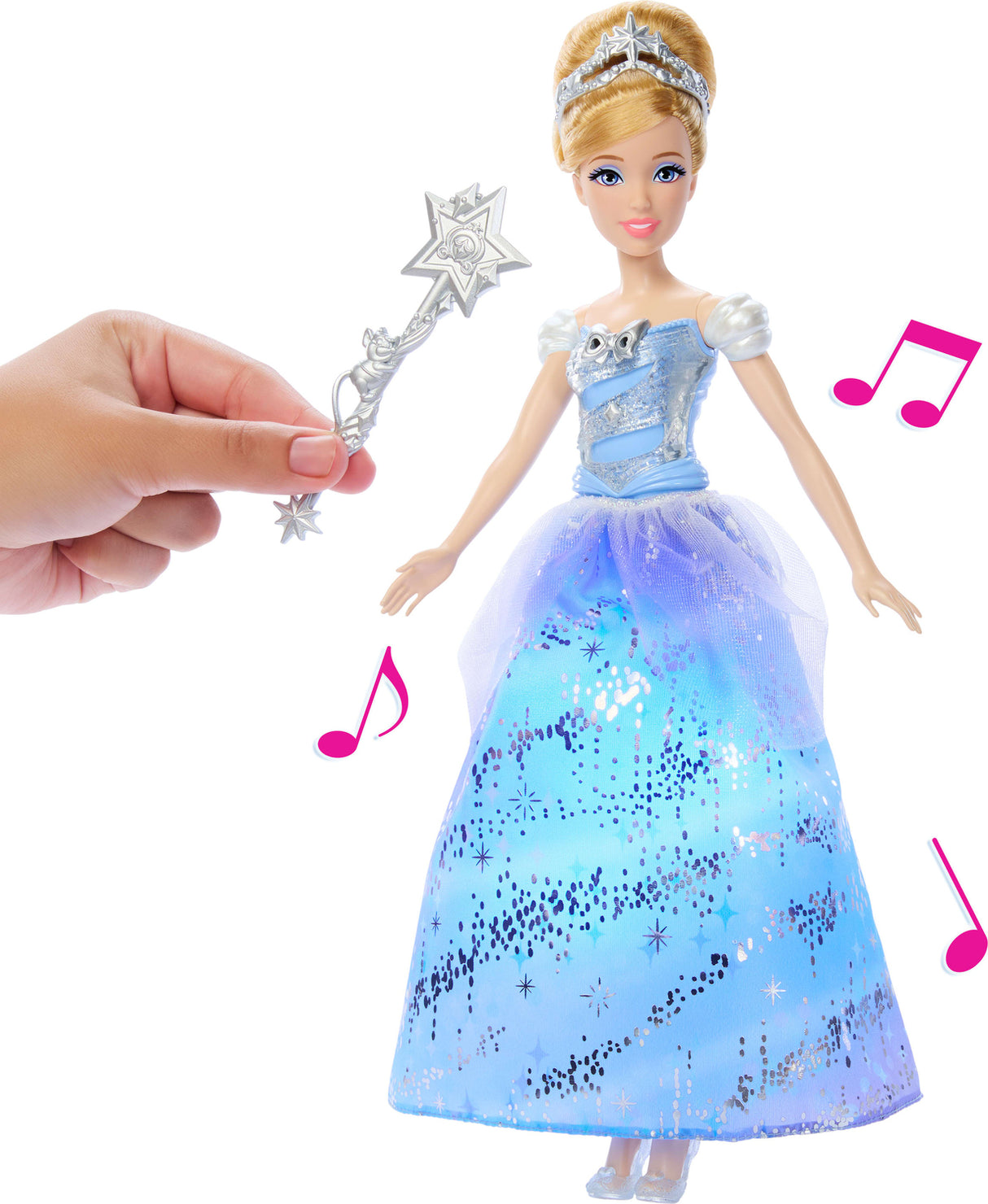 Disney Princess Enchanted Ballgown Cinderella Fashion Doll with Lights & Sounds