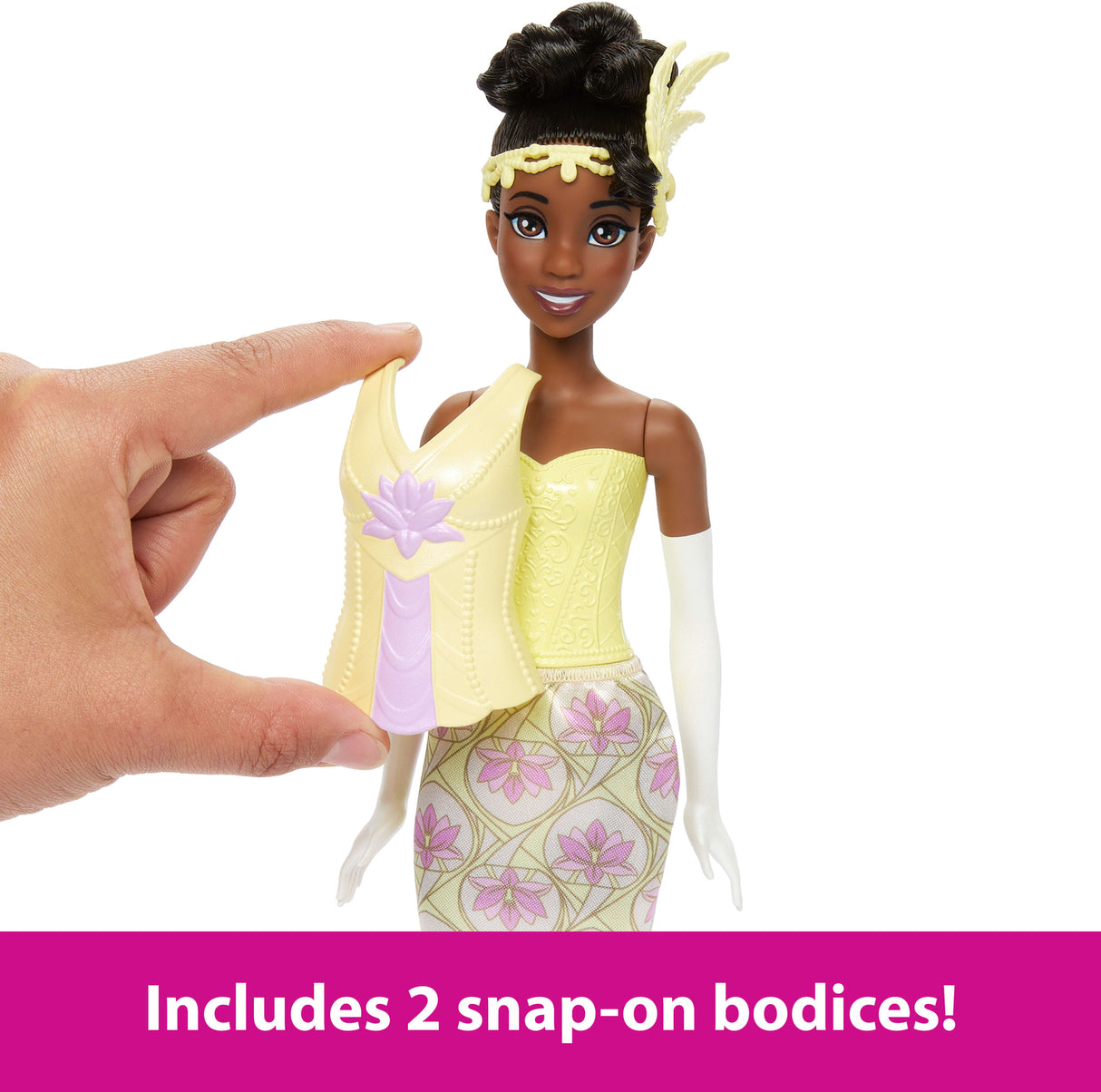 Disney Princess Tiana 2-in-1 Stories Fashion Doll