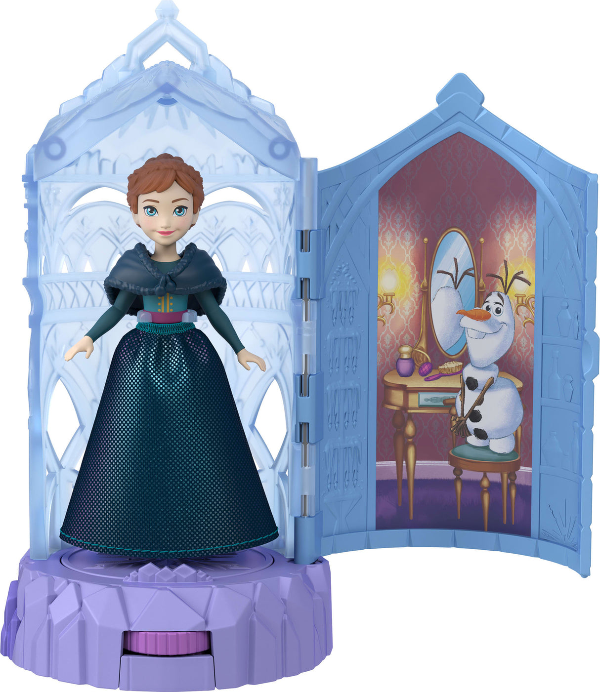 Disney Frozen STORYTIME STACKERS Ice Castle Spin Surprise Doll