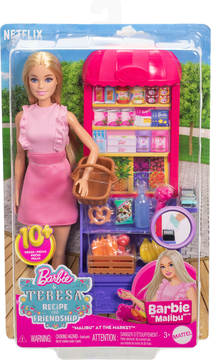 Barbie and Teresa Recipe for Friendship Malibu at the Market Doll and Playset