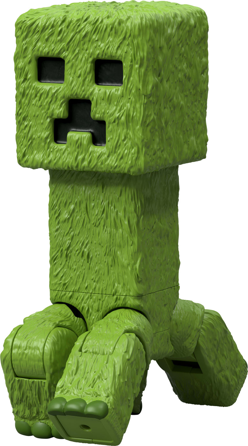 Minecraft Creeper Action Figure & Accessories, 4-inch Toy Set Inspired by A Minecraft Movie