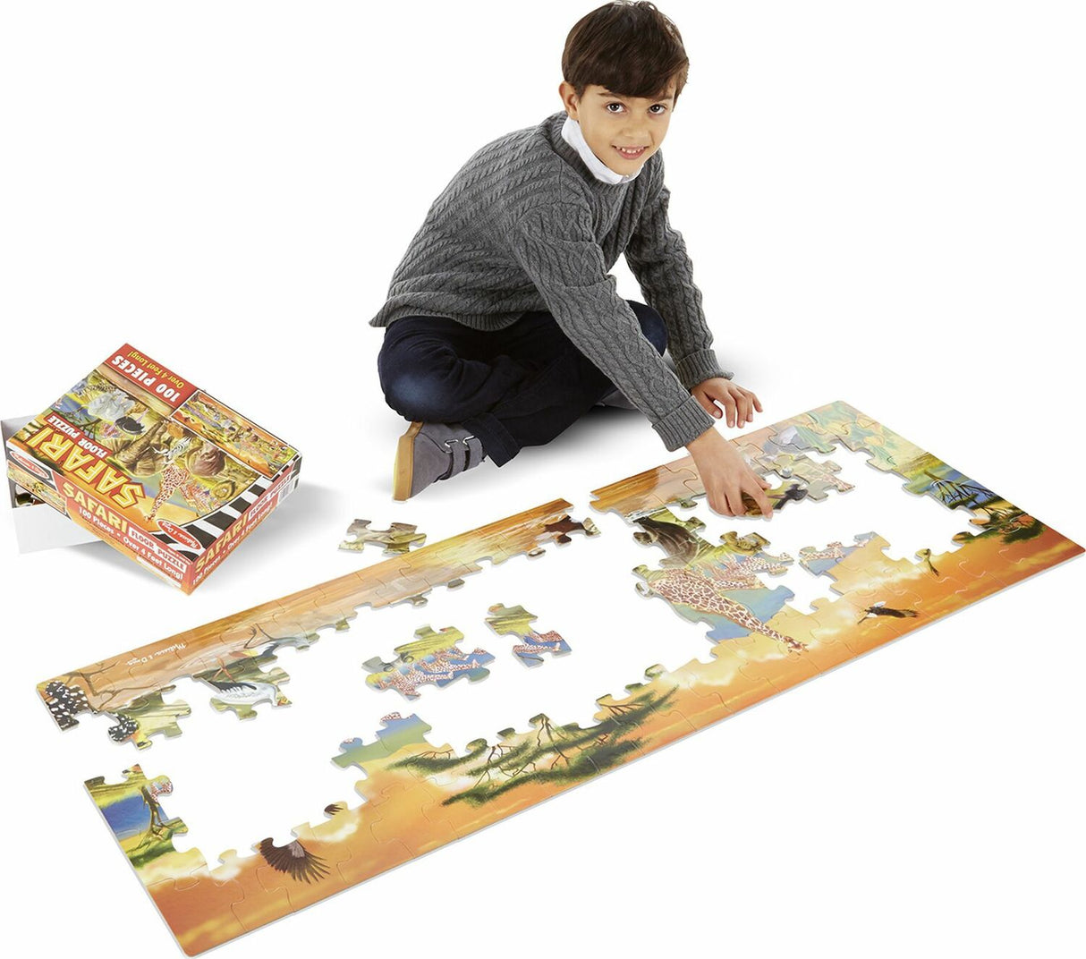 Safari Floor Puzzle - 100 Pieces