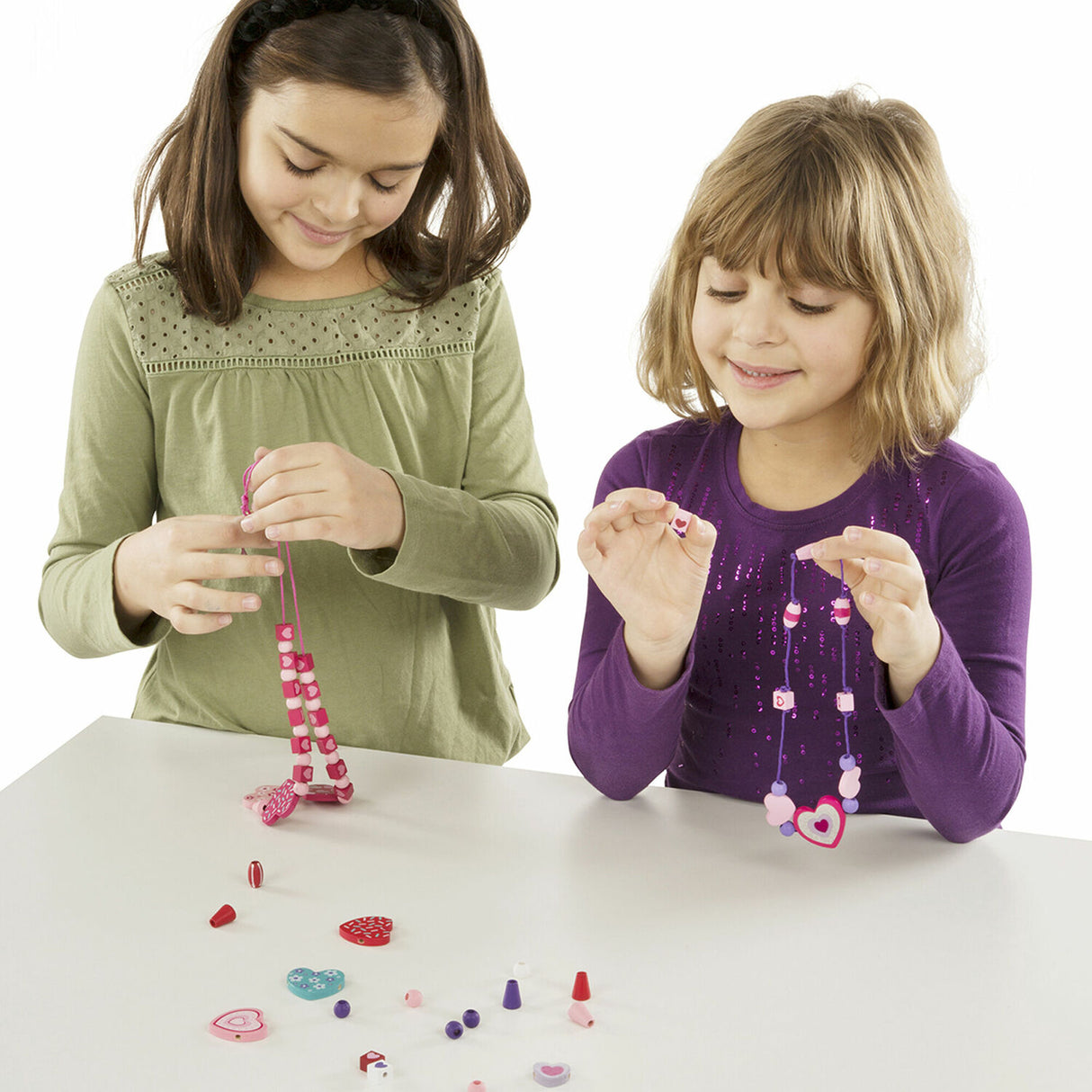 Created by Me! Heart Beads Wooden Bead Kit