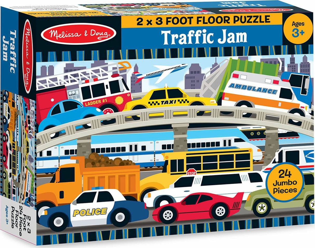 Traffic Jam Floor Puzzle - 24 Pieces