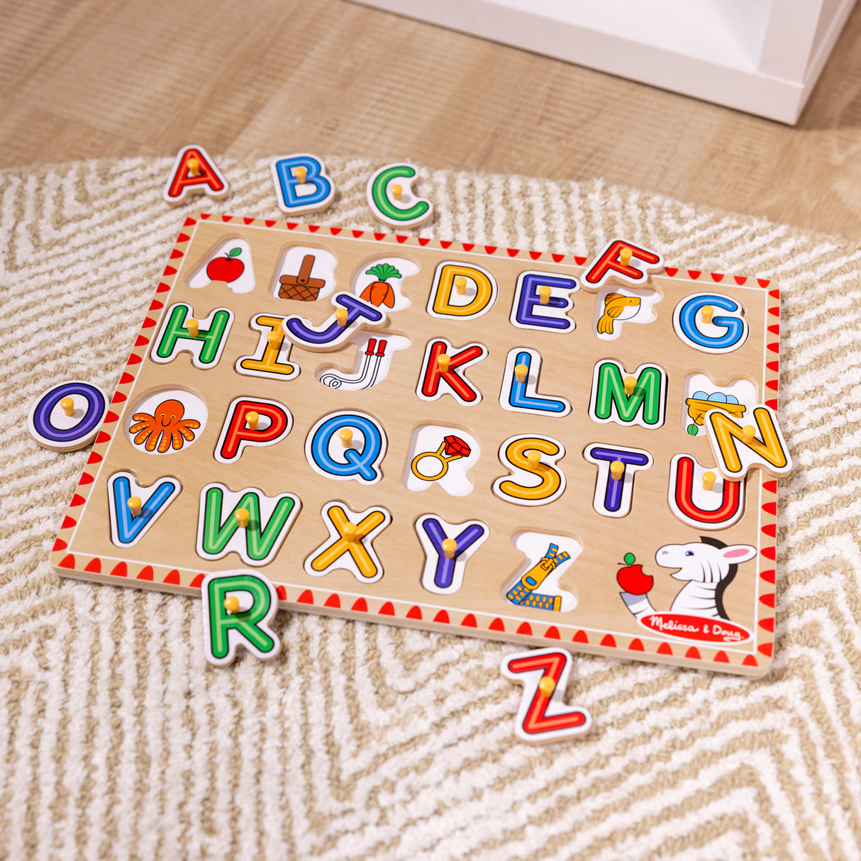 See-Inside Alphabet Peg Puzzle (UC) - 26 Pieces
