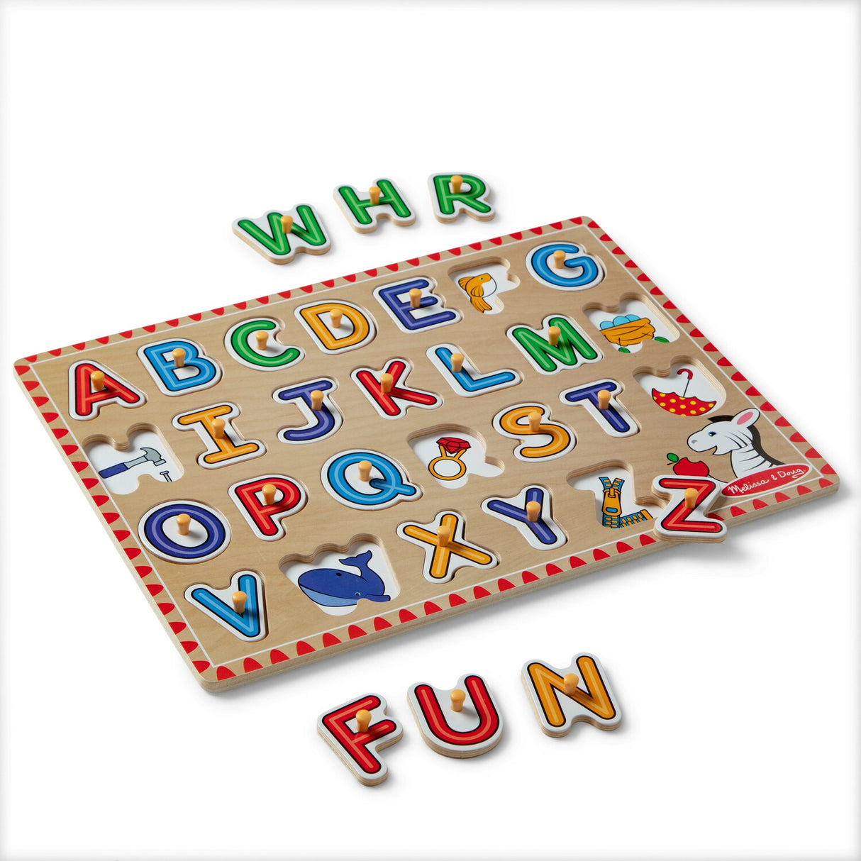 See-Inside Alphabet Peg Puzzle (UC) - 26 Pieces