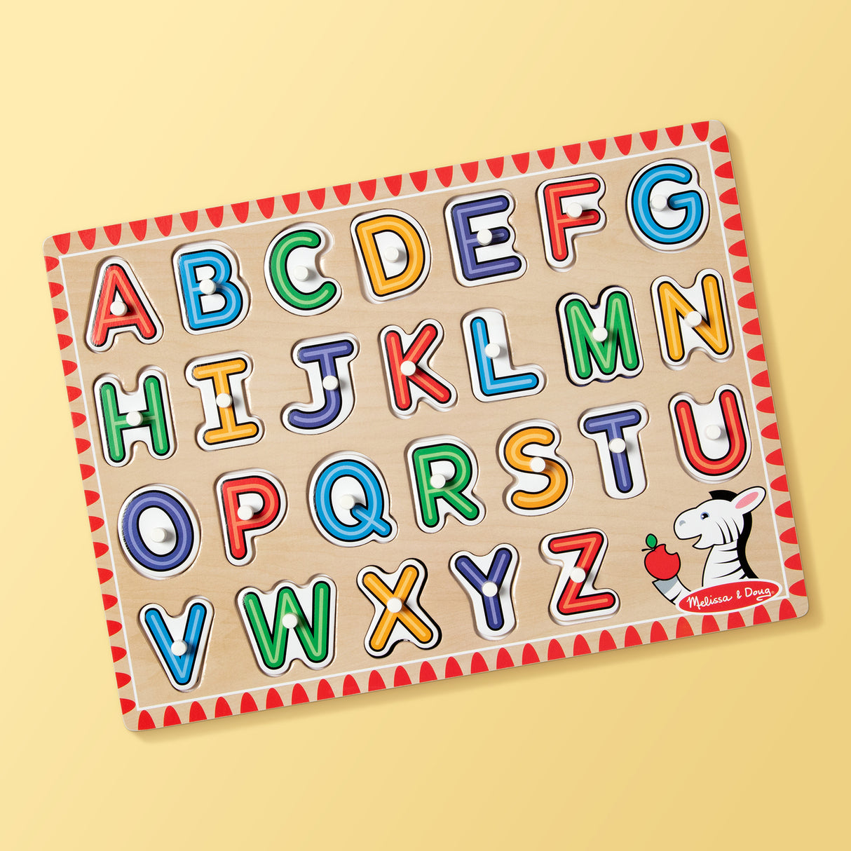 See-Inside Alphabet Peg Puzzle (UC) - 26 Pieces
