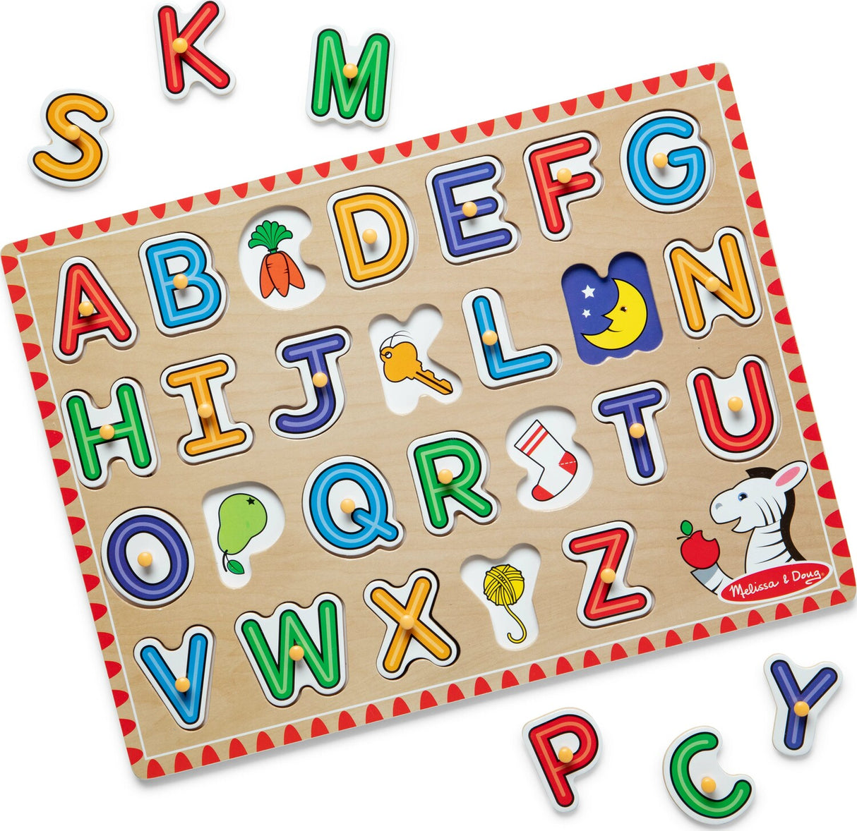 See-Inside Alphabet Peg Puzzle (UC) - 26 Pieces