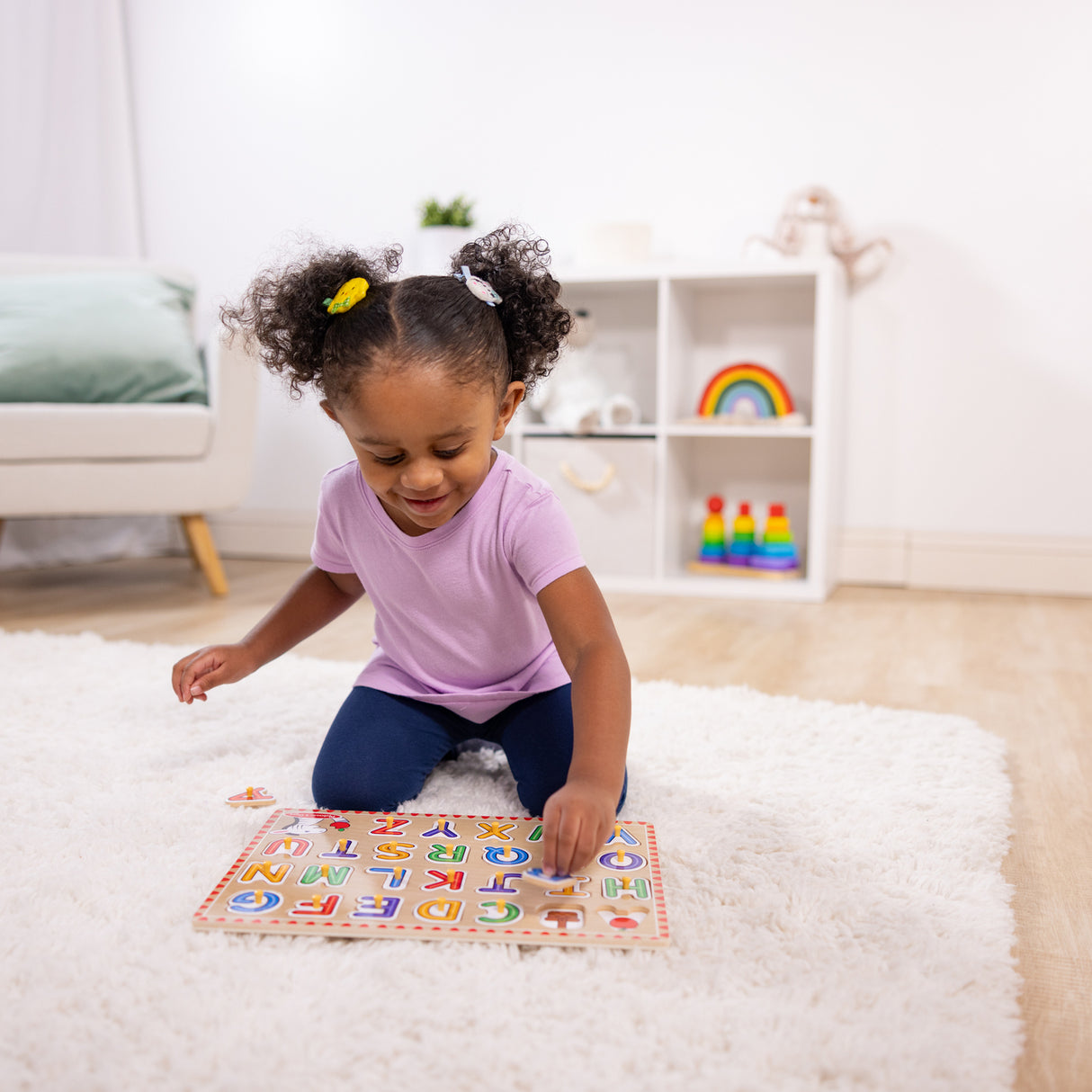 See-Inside Alphabet Peg Puzzle (UC) - 26 Pieces