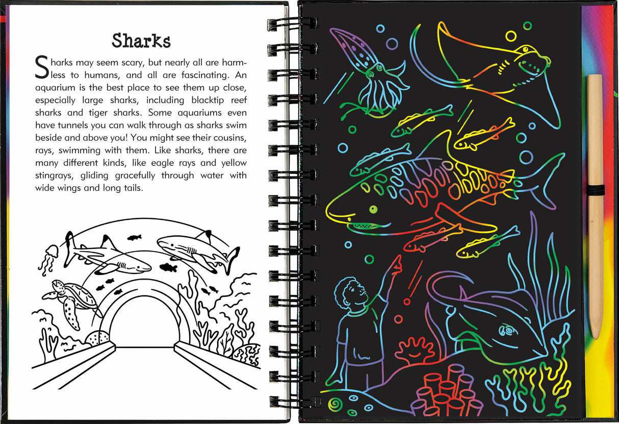 Scratch & Sketch At the Aquarium