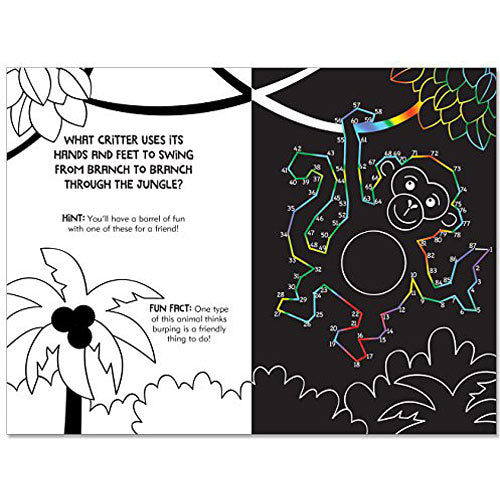 Dot-to-Dot Animals Scratch & Sketch (Trace-Along)
