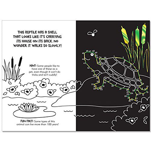 Dot-to-Dot Animals Scratch & Sketch (Trace-Along)