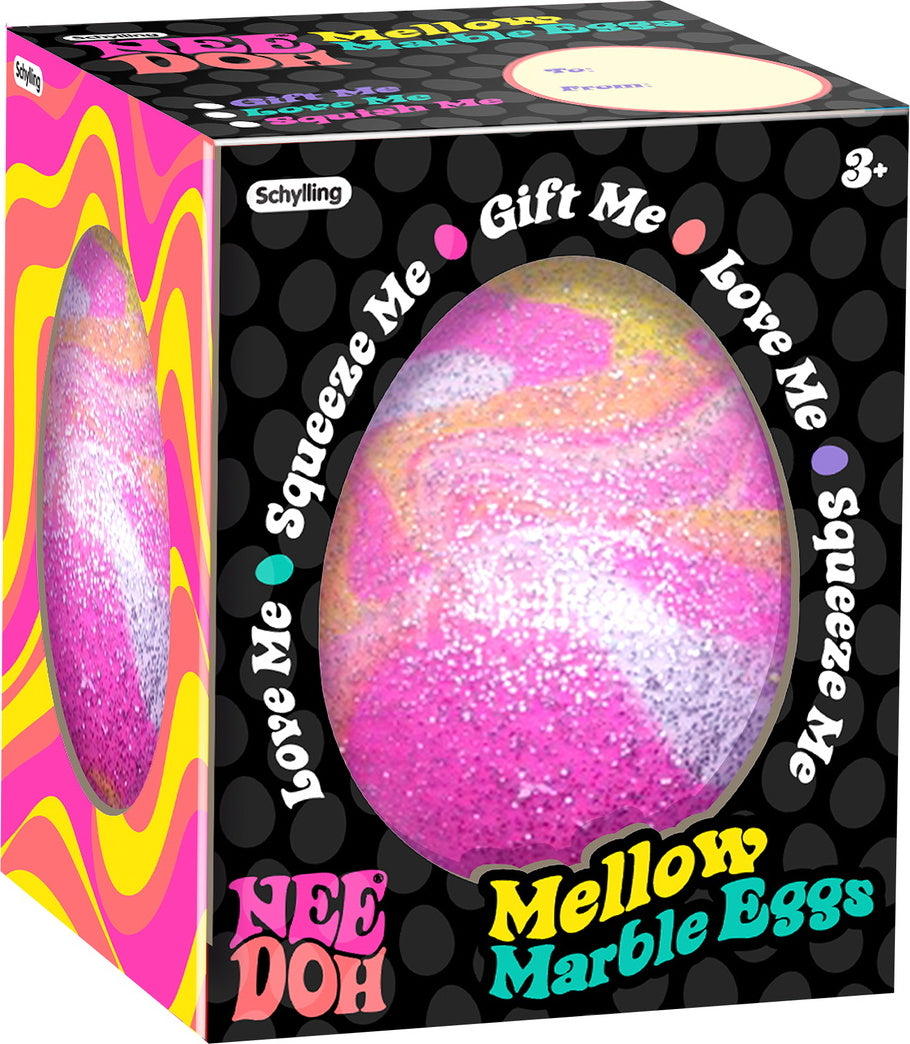 Nee-Doh Mellow Marble Egg (assorted designs)