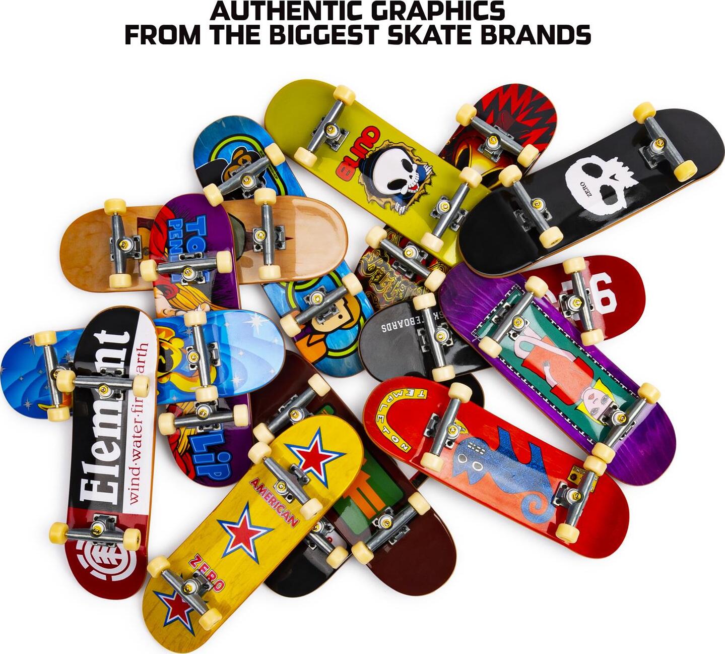 Tech Deck, 96mm Fingerboard Mini Skateboard with Authentic Designs (assorted)
