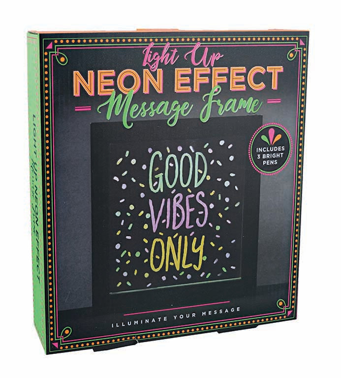 Light Up Neon Effect Message Frame