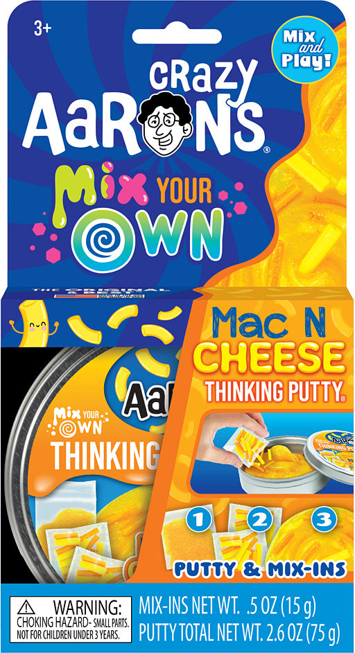 Crazy Aaron's Mix Your Own Mac N Cheese Thinking Putty