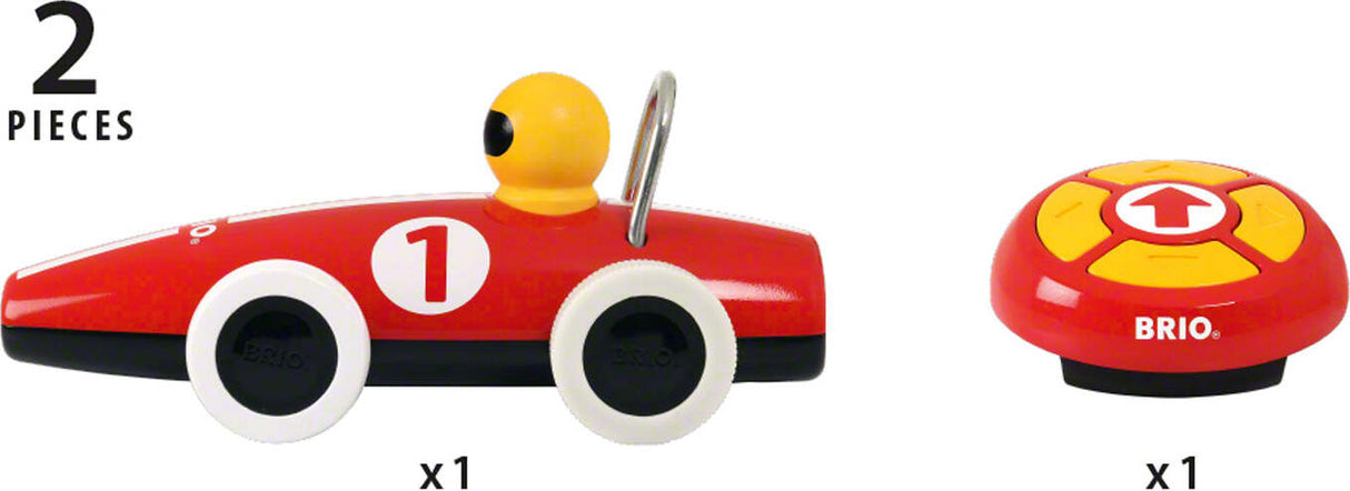 BRIO Remote Control Race Car Red