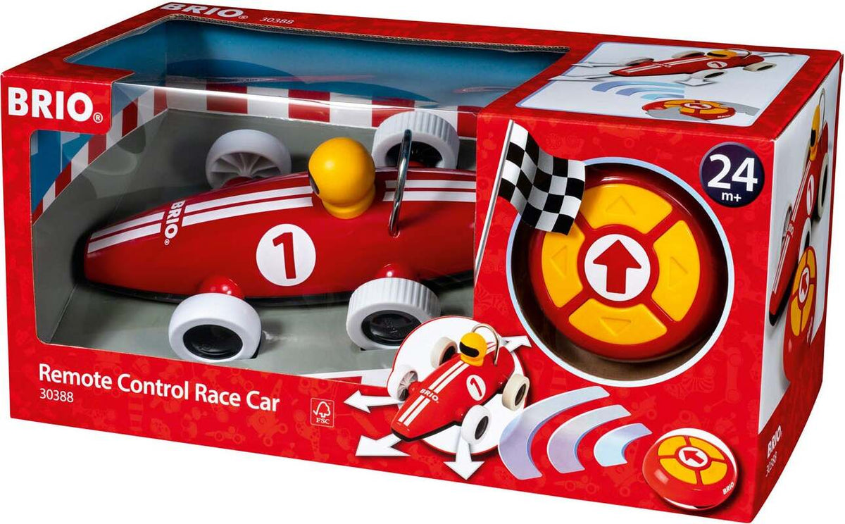 BRIO Remote Control Race Car Red