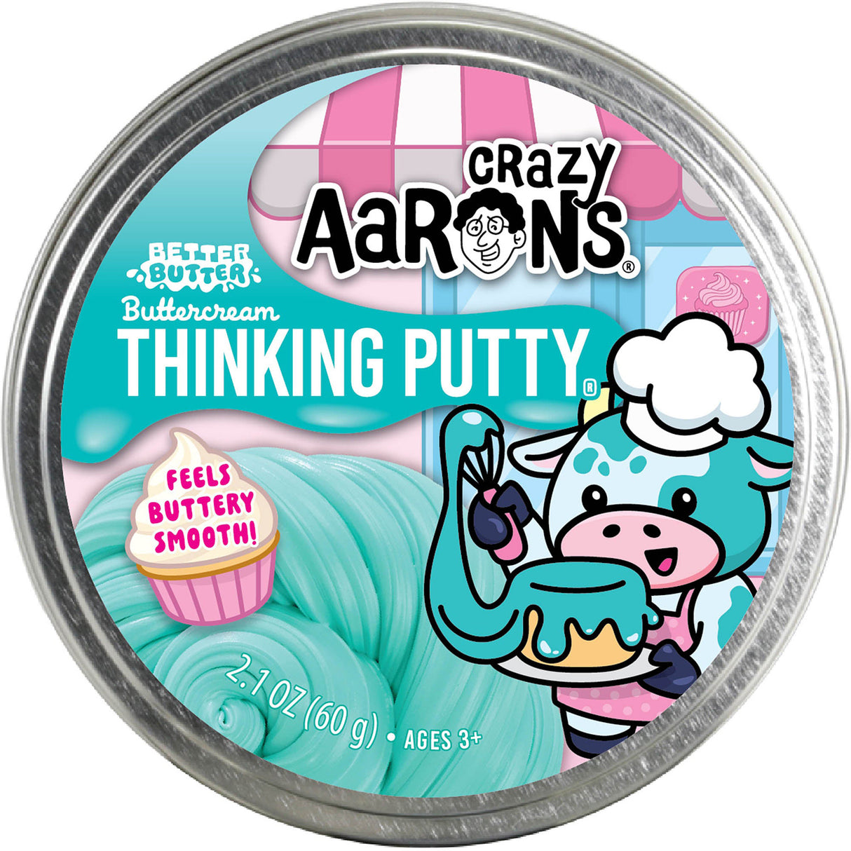 Crazy Aaron's Better Butter Buttercream Scented Thinking Putty