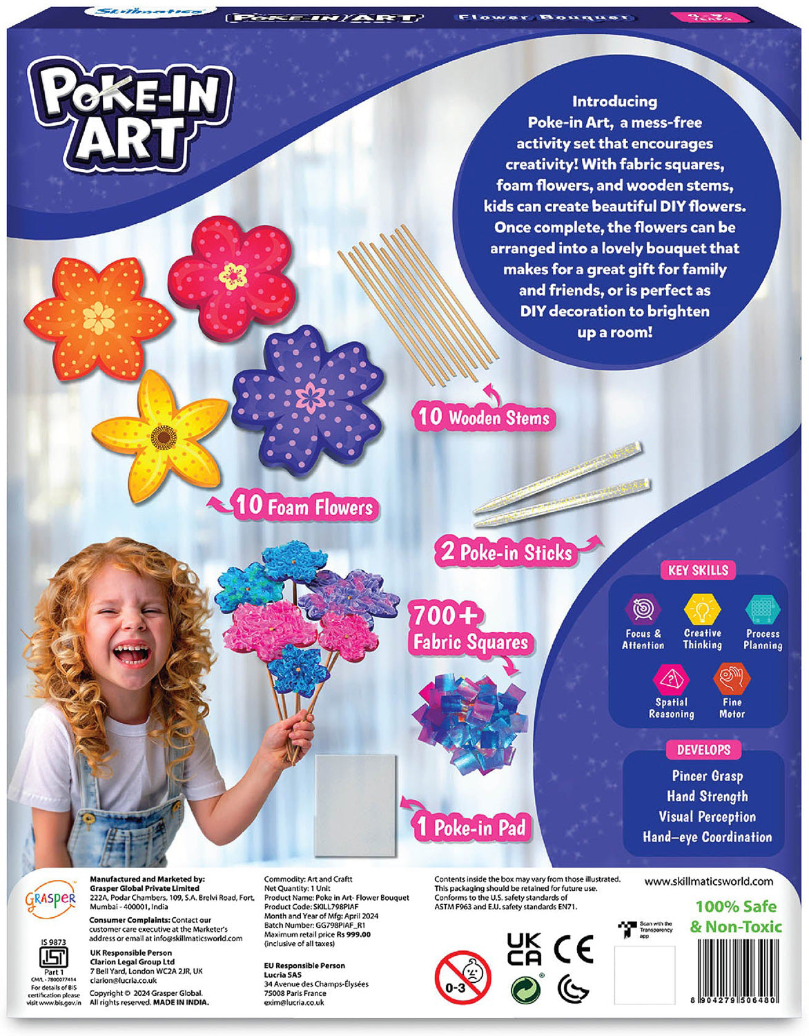 Poke-In Art Flower Bouquet