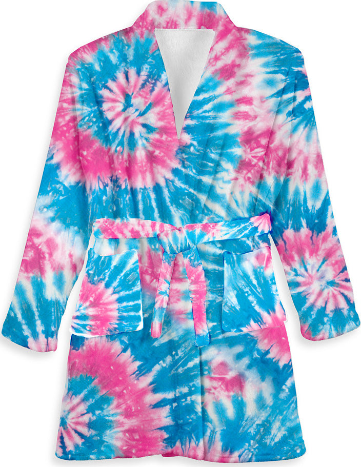 Tie Dye Cotton Candy Bathrobe Size 7/8