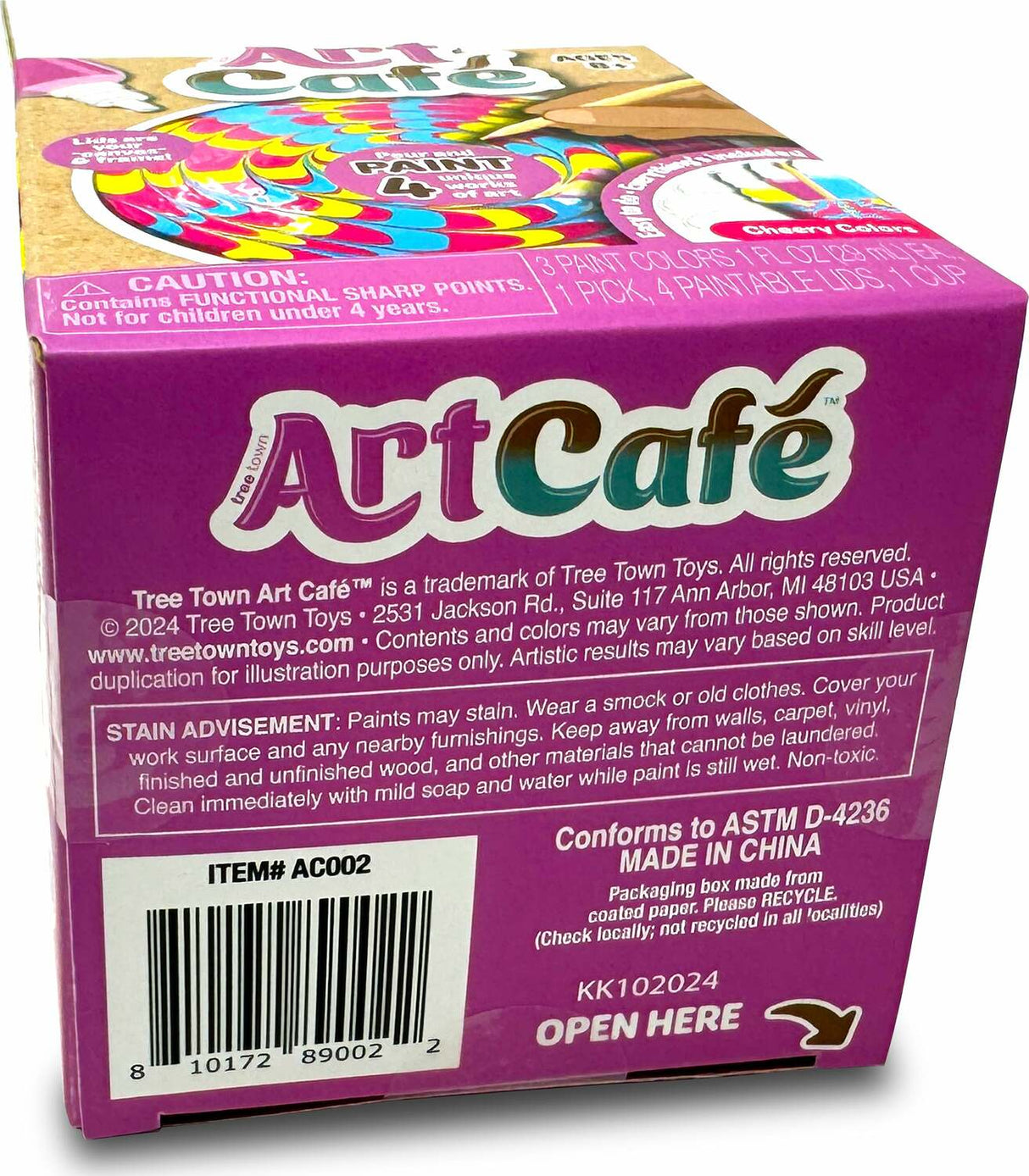Art Café Latte-Inspired Painting Set - Cheery Colors