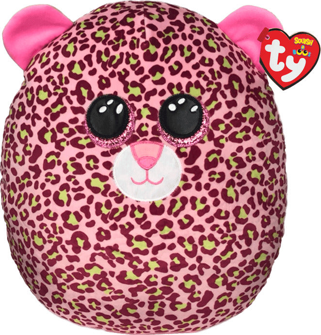 Lainey Leopard Pink Squish 14" Med