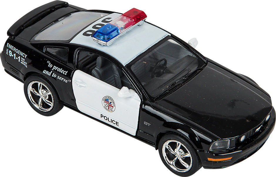 5" Die-cast 2006 Ford Mustang Gt Police Car