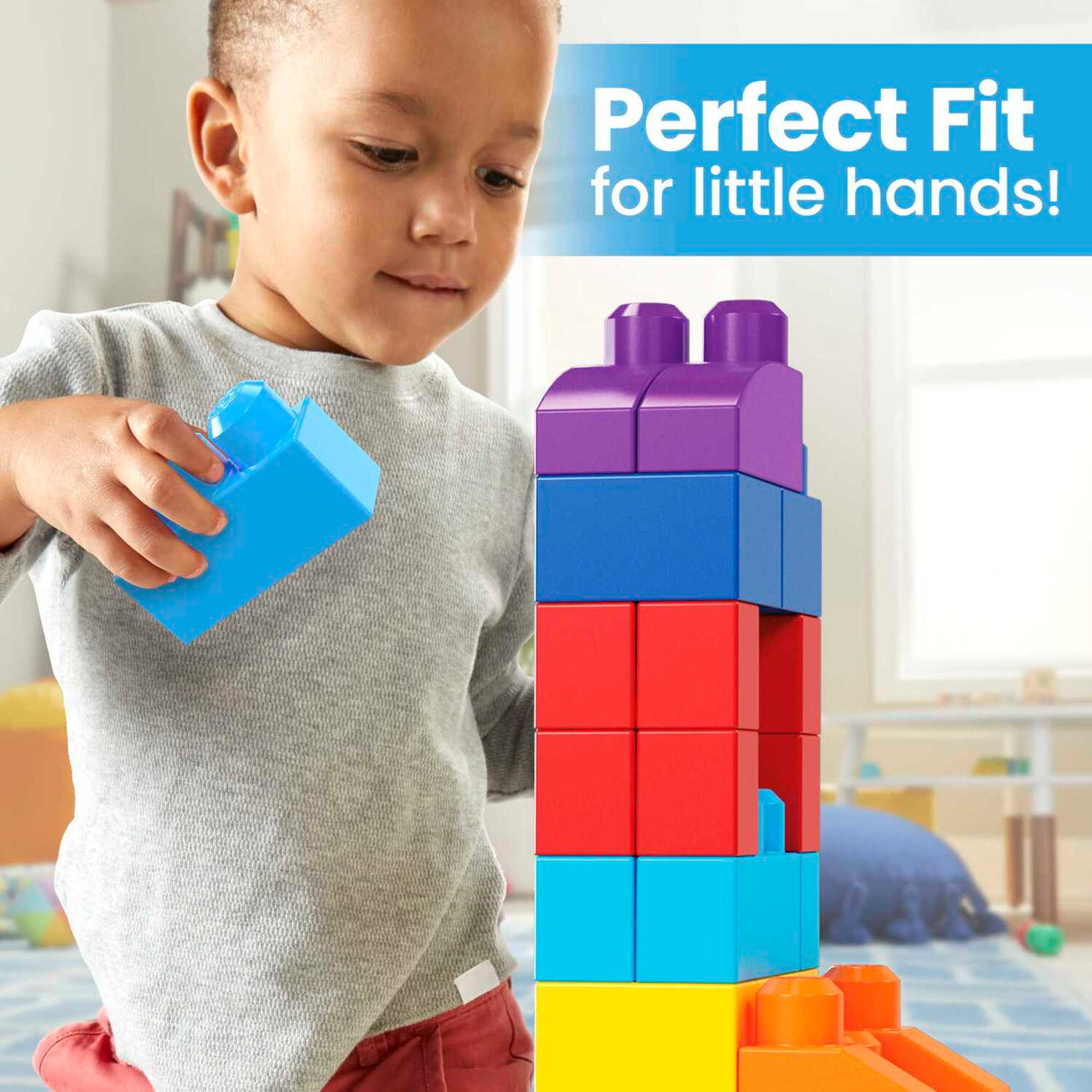 MEGA Bloks First Builders Big Building Bag Blue