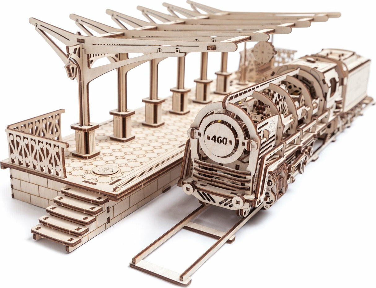Ugears Locomotive With Tender