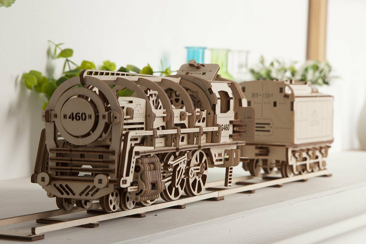 Ugears Locomotive With Tender