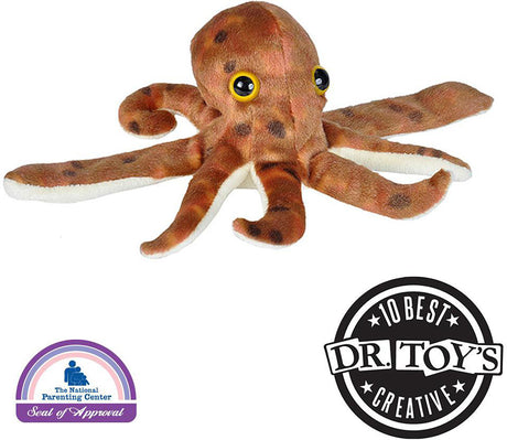 Huggers Octopus Stuffed Animal - 8"