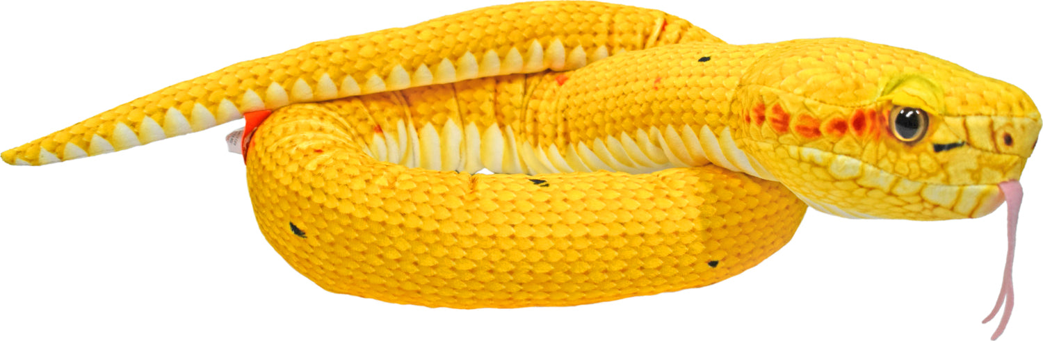 Plush Snake Eyelash Viper Stuffed Animal - 54"