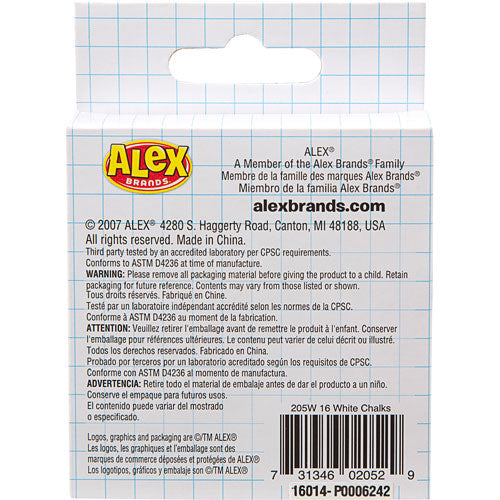 ALEX Toys Artist Studio 16 White Chalks