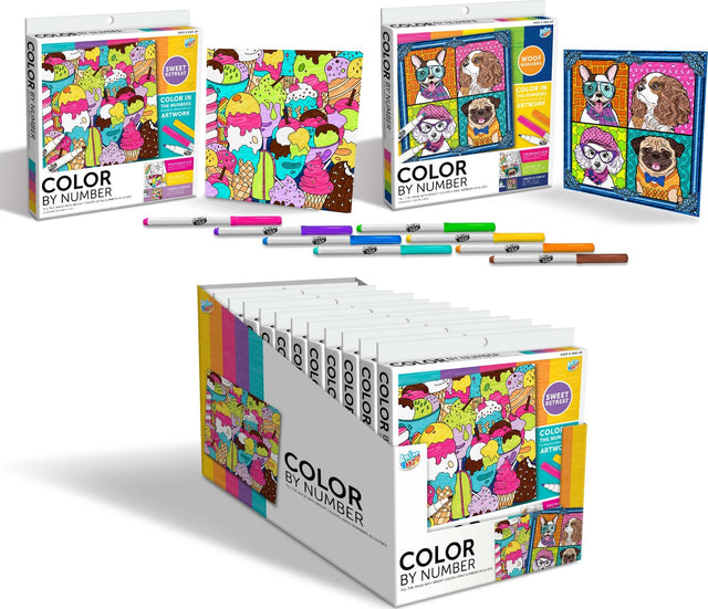 Color by Numbers Kit (assorted)